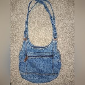 Vintage Blue Denim Purse